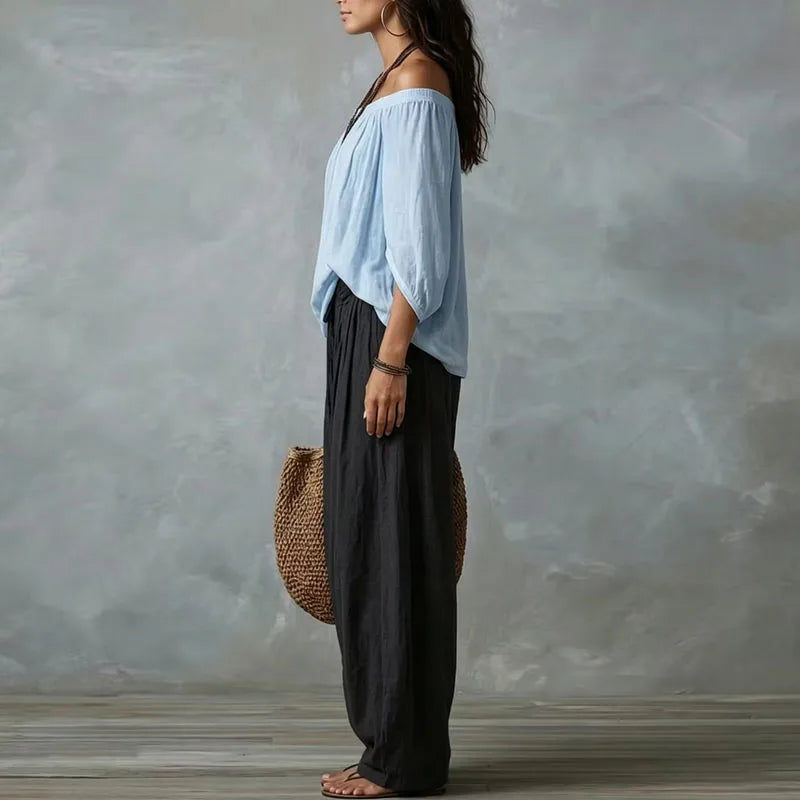 Conjunto de Dos Piezas Estilo Boho para Mujer