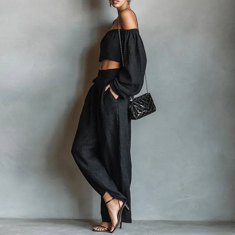 Conjunto de Top Corto