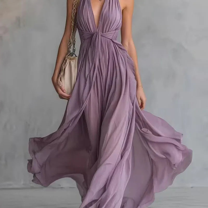 Vestido Maxi Bohemio de Verano sin Mangas