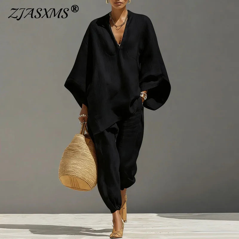 Women's Harajuku Vintage Loose 2-Piece Sets