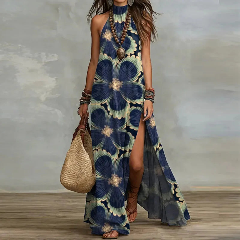 Bohemian Sleeveless Maxi Dress