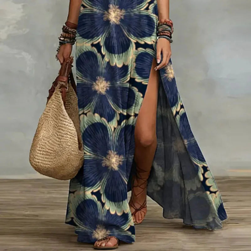 Bohemian Sleeveless Maxi Dress
