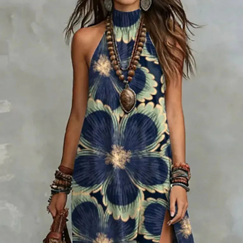 Bohemian Sleeveless Maxi Dress