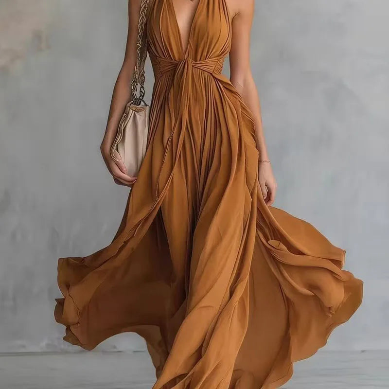 Vestido Maxi Bohemio de Verano sin Mangas