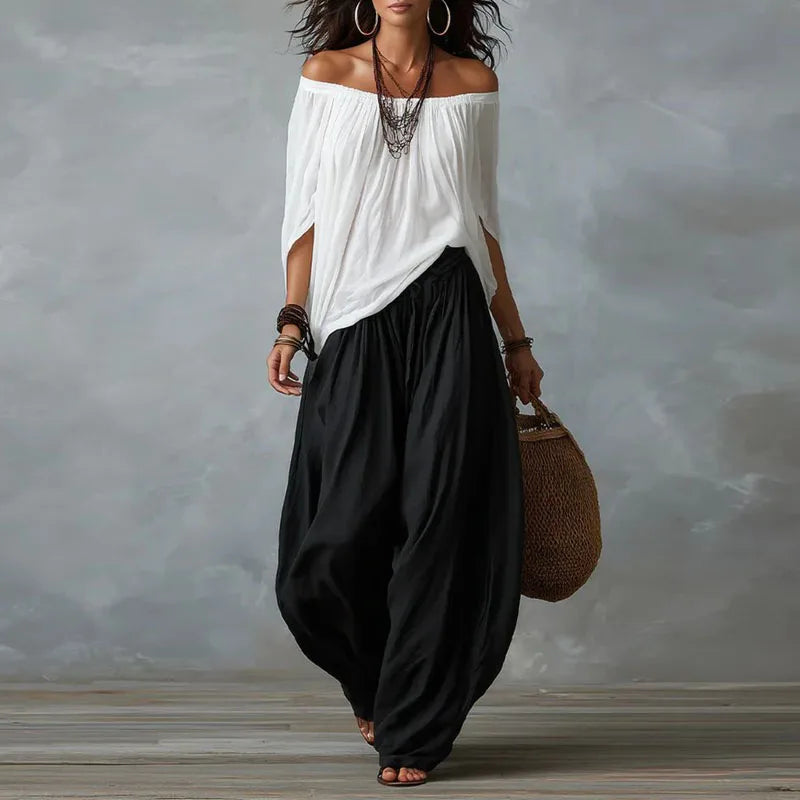 Conjunto de Dos Piezas Estilo Boho para Mujer