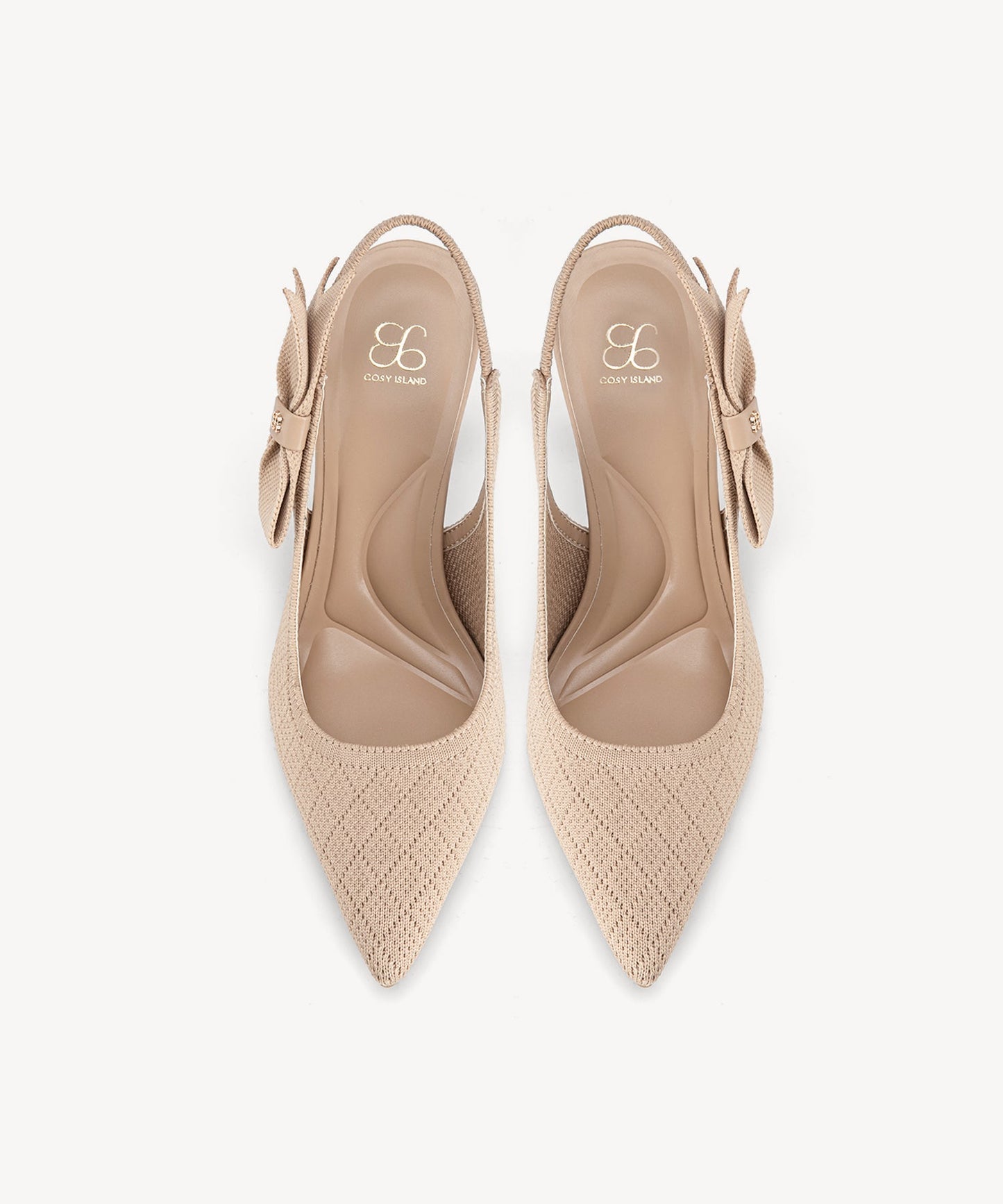 Zapatos de tacón con punta puntiaguda y lazo EverLush